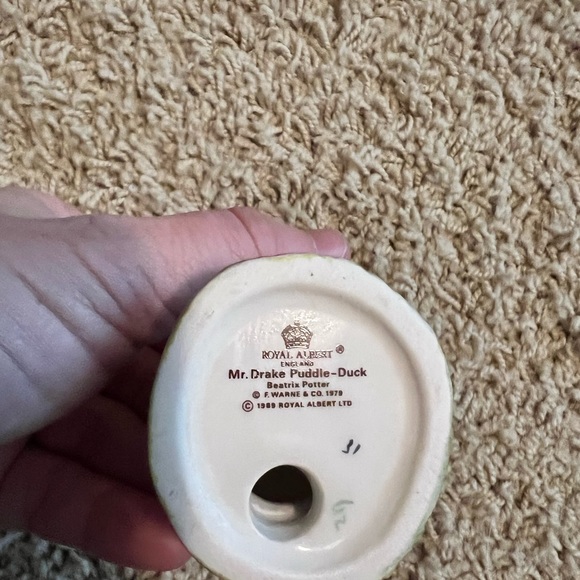 Beatrix Potter figurine Mr Drake Puddle-Duck - Picture 2 of 3